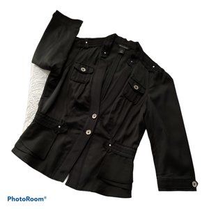 WHBM V Collar Utility Jacket
